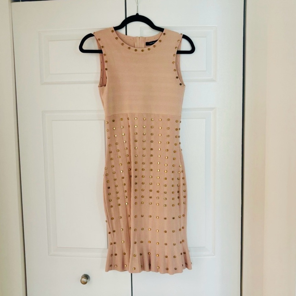 Karen Millen Light Pink Studded Dress